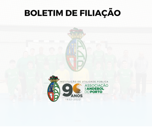 Boletim De FiliaÇÃo Época 20232024 Associação De Andebol Do Porto