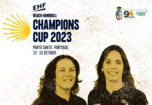 Dupla Ana Barbosa e Nádia Lemos de novo escalada para a Champions CUP.