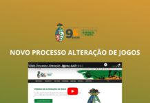 NOVO PROCESSO PARA ALTERAÇÃO DE JOGOS