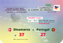 Portugal perde frente à Dinamarca no Euro 2024