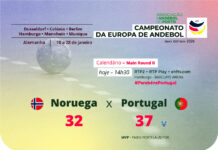 Portugal ganha no Main Round frente à Noruega