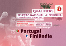 Portugal x Finlândia em Matosinhos (Qualifiers EHF Euro 2024)