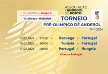Portugal inicia quinta-feira o Torneio Pré-Olímpico