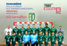 AD CARVALHOS GARANTIU SUBIDA À 2ª DIVISÃO NACIONAL