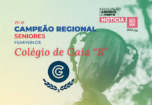 COLÉGIO DE GAIA “B” CAMPEÃO REGIONAL DE SENIORES FEMININOS