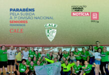 CALE SOBE À 1ª DIVISÃO NACIONAL FEMININA
