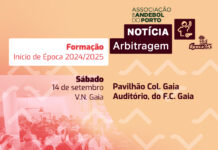 FORMAÇÃO DE INÍCIO DE ÉPOCA 2024/2025 – ARBITRAGEM