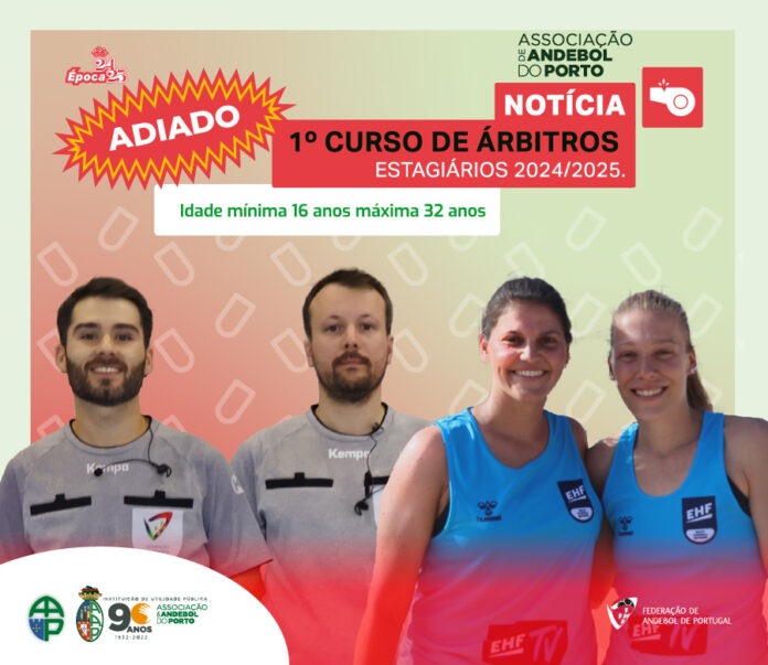 AAP_Curso de Árbitros Estagiários_adiado_SITE