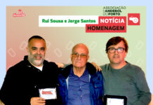 HOMENAGEM AOS ÁRBITROS RUI SOUSA E JORGE SANTOS