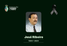 CERIMÓNIAS FÚNEBRES DO EX-ÁRBITRO JOSÉ RIBEIRO