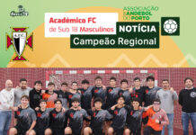 ACADÉMICO FC CAMPEÃO REGIONAL DE SUB 18 MASCULINOS