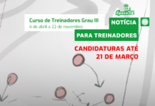 FAP LANÇA NOVO CURSO DE TREINADORES DE GRAU III