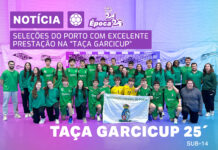 SELEÇÕES REGIONAIS DO PORTO COM EXCELENTE PRESTAÇÃO NA “TAÇA GARCICUP”
