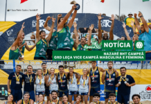 NAZARÉ BHT CAMPEÃ EUROPEIA E GRD LEÇA FINALISTA MASCULINA E FEMININA