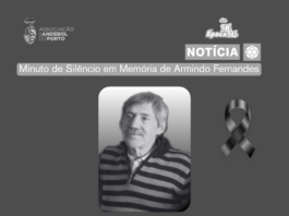 MINUTO DE SILÊNCIO EM MEMÓRIA DE ARMINDO FERNANDES