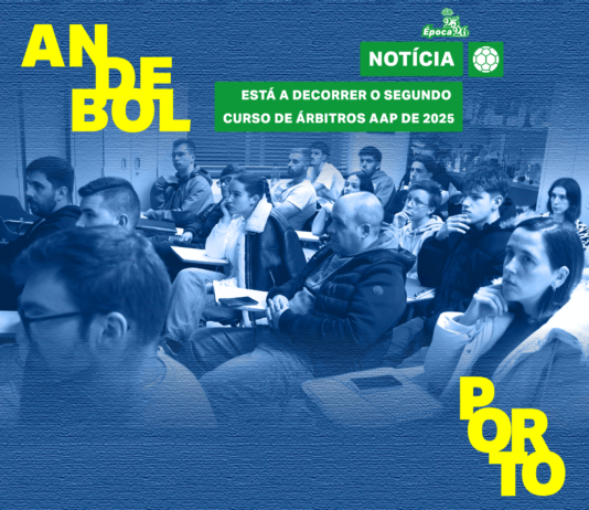 ESTÁ A DECORRER O SEGUNDO CURSO DE ÁRBITROS DA AAP EM 2025