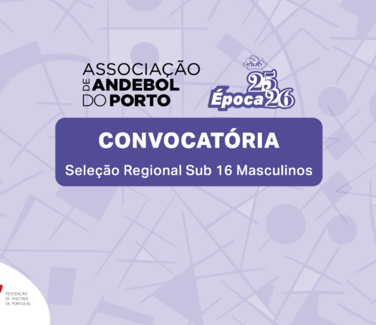 SUB 16 MASCULINOS DO PORTO COM CONVOCATÓRIA PARA SELEÇÃO REGIONAL (TREINO)