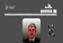 “PARTIU” O EX-ÁRBITRO INTERNACIONAL FLORENTINO PEREIRA
