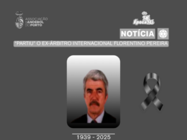 “PARTIU” O EX-ÁRBITRO INTERNACIONAL FLORENTINO PEREIRA