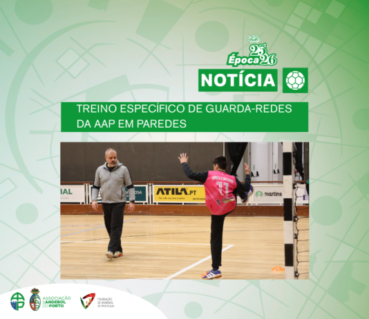 TREINO ESPECÍFICO DE GUARDA-REDES DA AAP EM PAREDES
