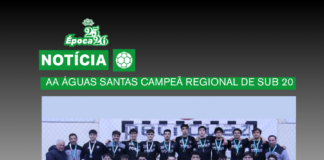 AA ÁGUAS SANTAS O PRIMEIRO CAMPEÃO REGIONAL AAP 25/26
