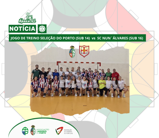 JOGO DE TREINO SELEÇÃO DO PORTO (SUB 14) VS SC NUN´ALVARES (SUB 16)