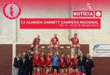 CJ ALMEIDA GARRETT CAMPEÃO REGIONAL DE SUB 18 FEMININOS